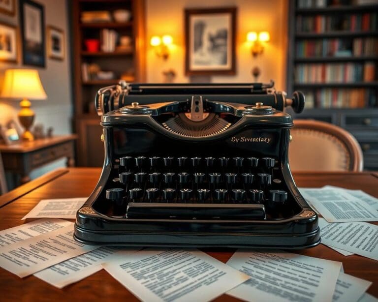 Waarom kiezen mensen voor een klassieke typemachine als decoratie?