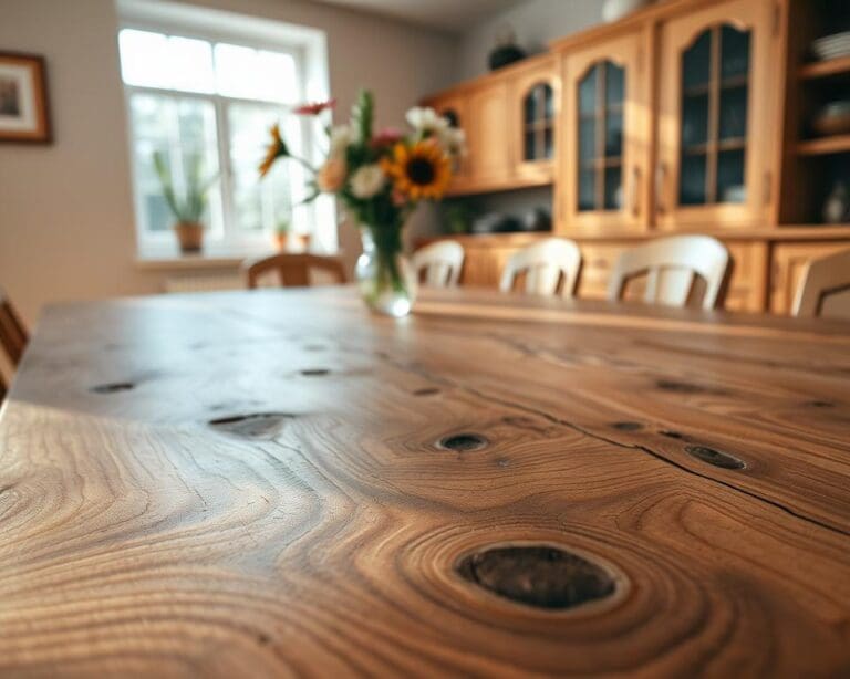 Wat maakt een houten tafel karaktervol?