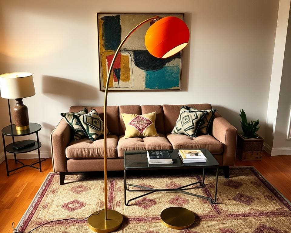 Wat maakt een jaren 70 vloerlamp zo karakteristiek?