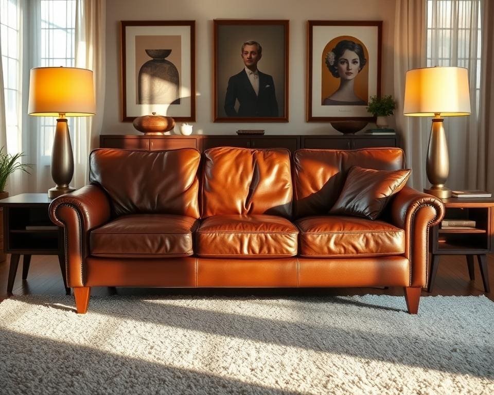 Wat maakt een klassieke leren bank tijdloos?