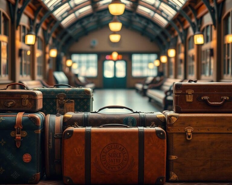 Welke koffers passen bij een retro uitstraling?