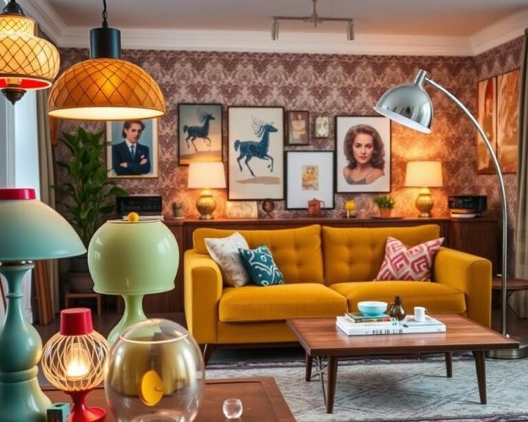 Welke lampen passen bij een retro woonstijl?