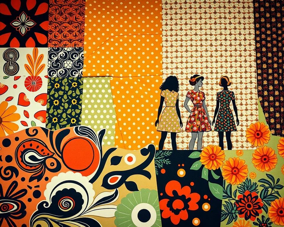 Welke patronen zijn typisch voor retro mode?