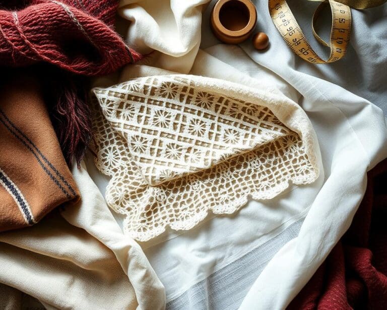 Welke stoffen zie je terug in oudere kleding?