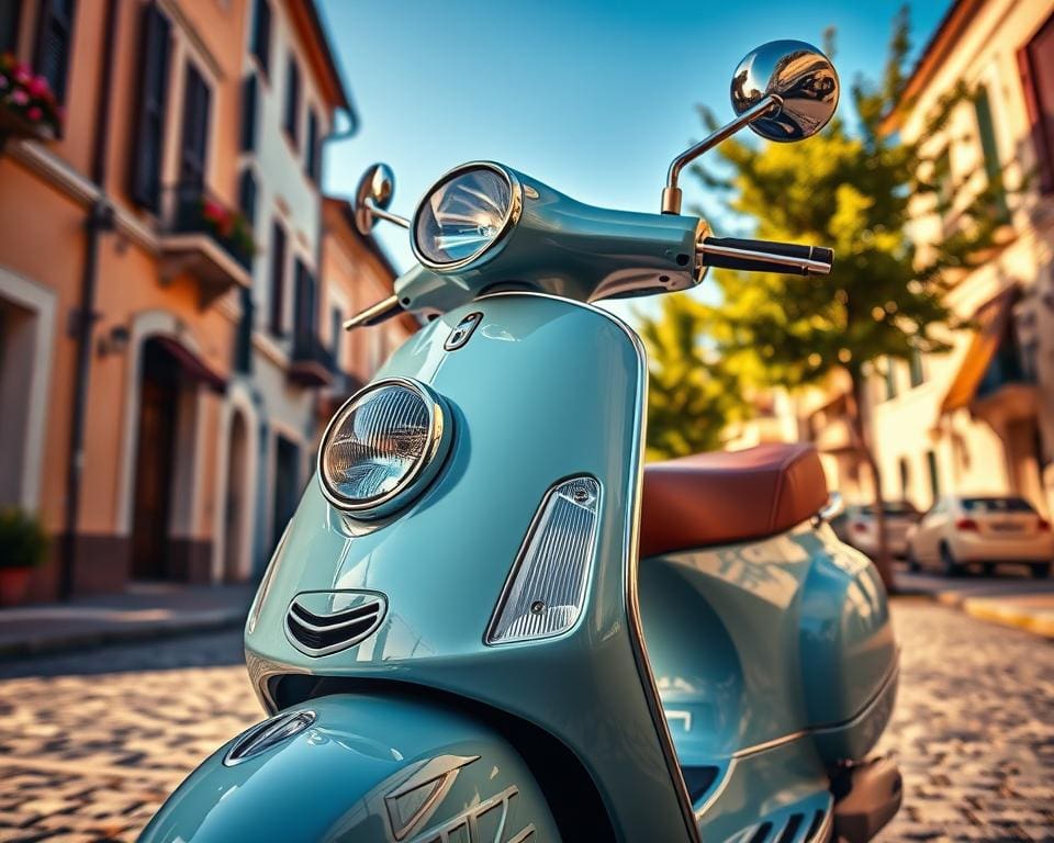 Wat maakt een klassieke Vespa scooter zo iconisch?