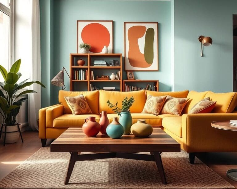 retro kleuren interieur