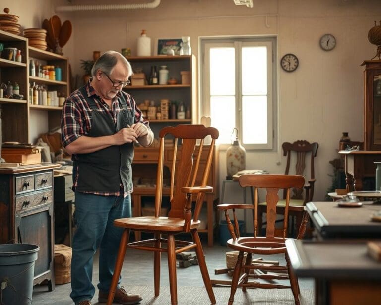 vintage meubels onderhouden