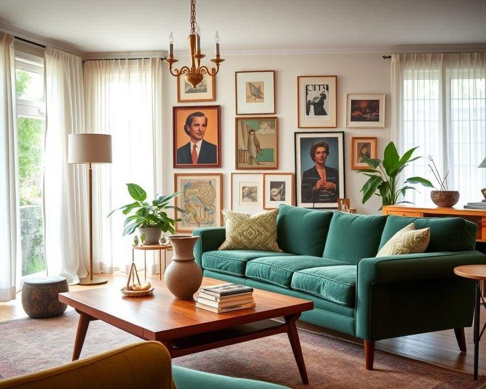 vintage modern combineren