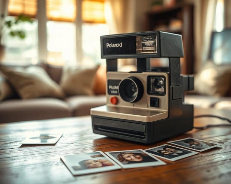 oude polaroid camera