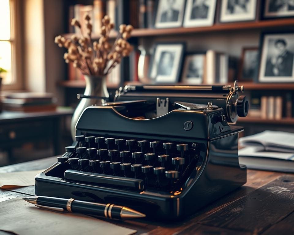oude typemachines decoratie