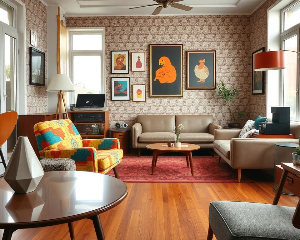 retro meubels interieur