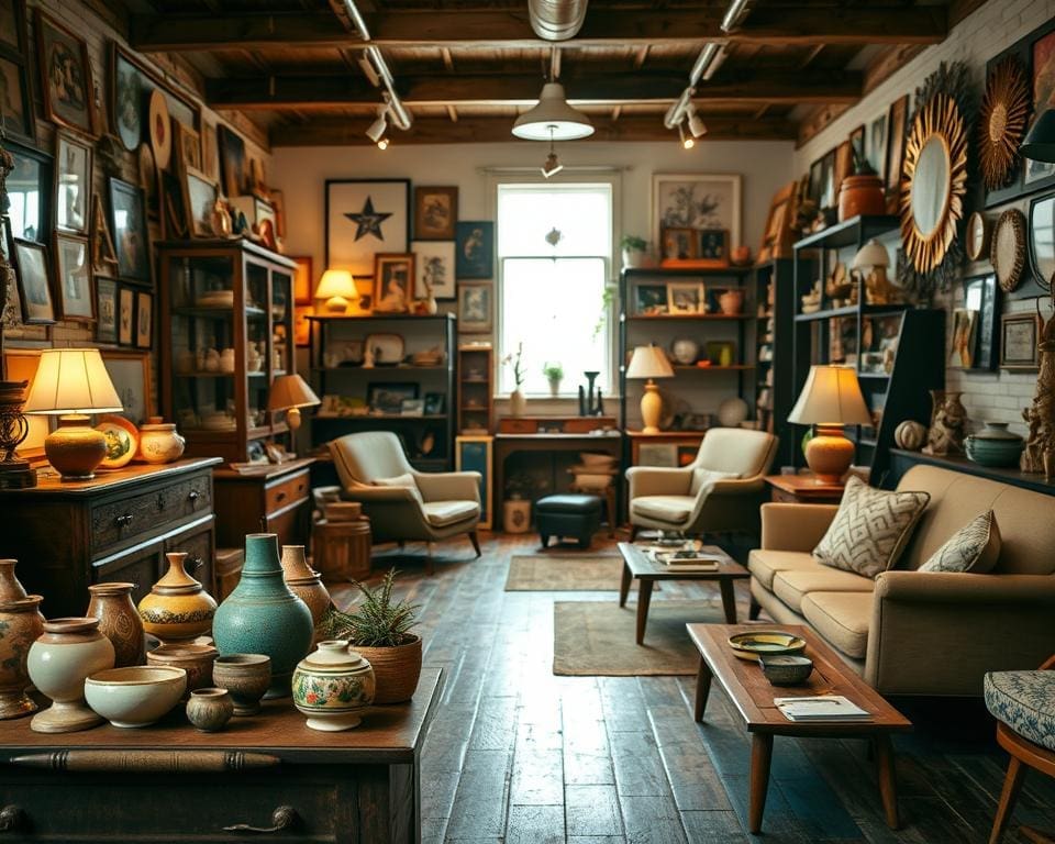 kringloopwinkels interieur