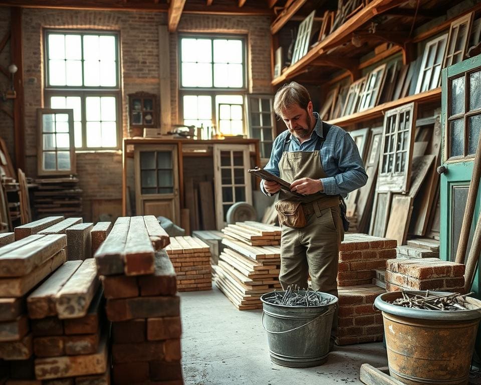 bouwmaterialen hergebruiken