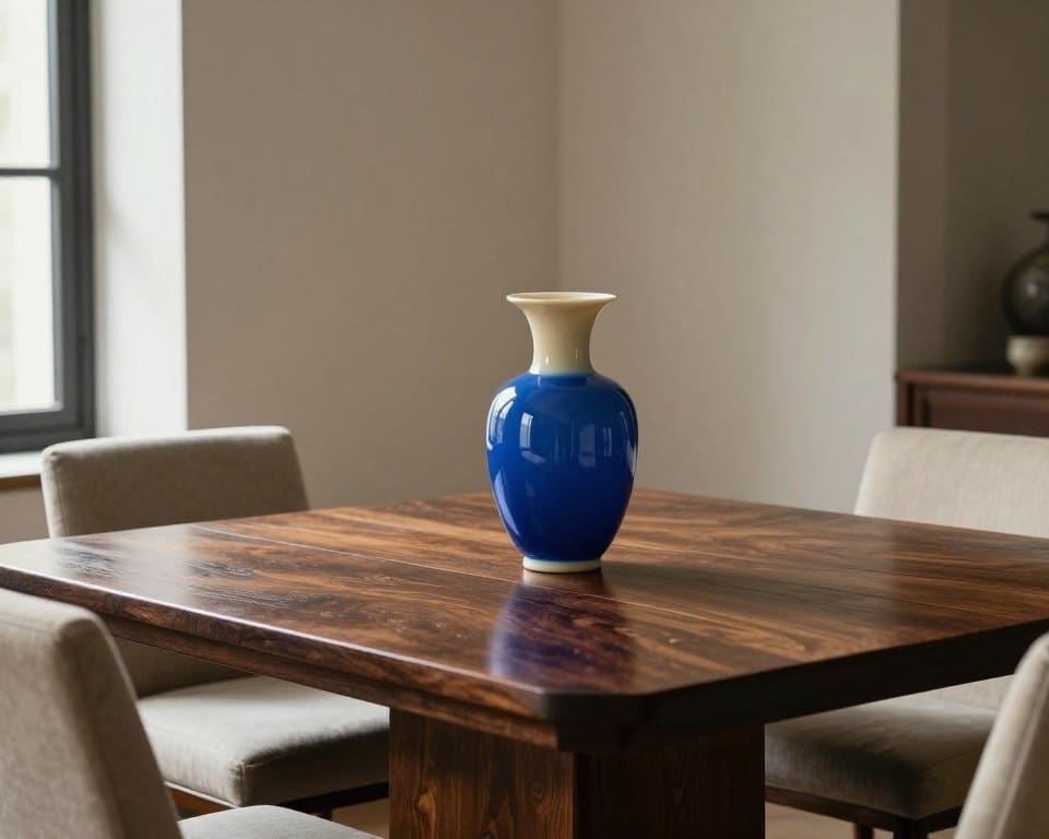 kleuren bij donker hout