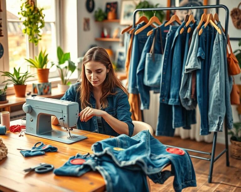 oude jeans recyclen