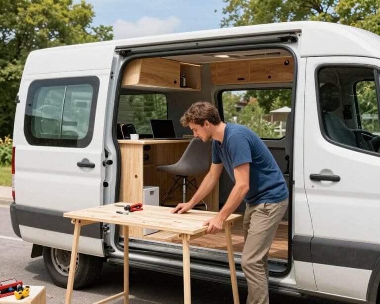 oude bestelwagen ombouwen