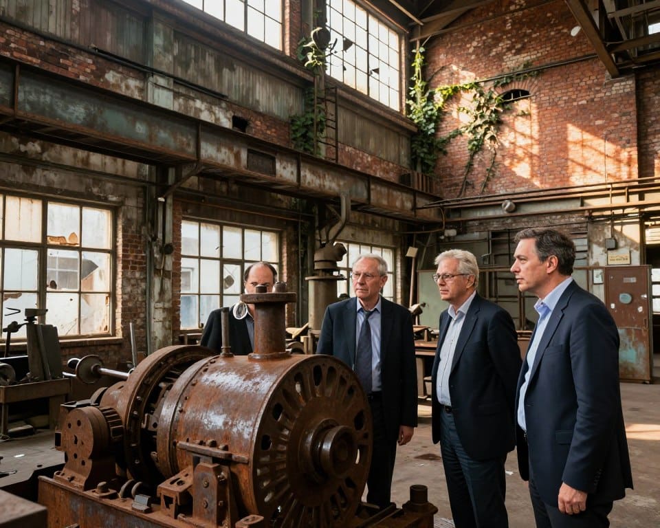 oude fabriek bezoeken